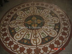 Marble mosaic medallion