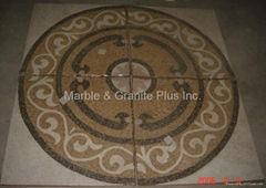 Marble mosaic medallion