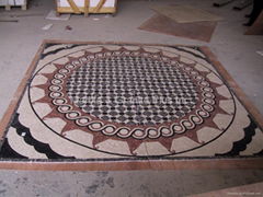 Marble mosaic medallion