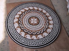 Marble mosaic medallion