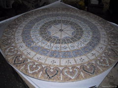 Marble mosaic medallion