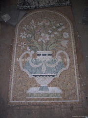 Marble mosaic medallion