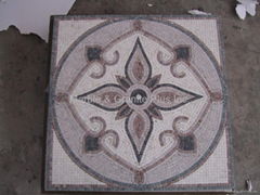 Marble mosaic medallion