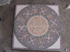 Marble mosaic medallion