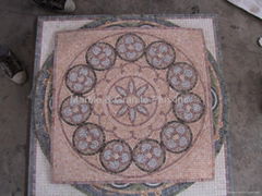 Marble mosaic medallion