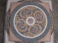 Marble mosaic medallion 1