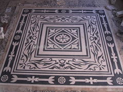 Marble mosaic medallion