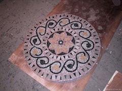 Marble mosaic medallion