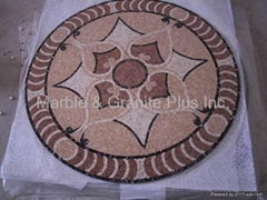 Marble mosaic medallion