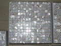 mesh 20x20mm/326x326x2mm white Mother of Pearl mosaic tile, with open grout gap 