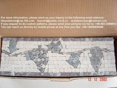 Marble mosaic border