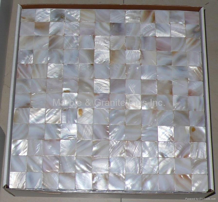 mesh Mother of Pearl Mosaic tile