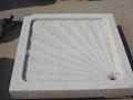 White marble shower pan 2