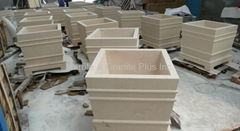 Turkish Beige Limestone planter