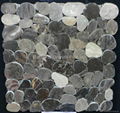 Sliced Pebble mosaic tile 1