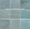 Range color of Ming Green marble