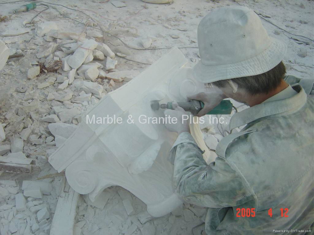 White Marble Columns 2