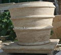 Travertine Planter