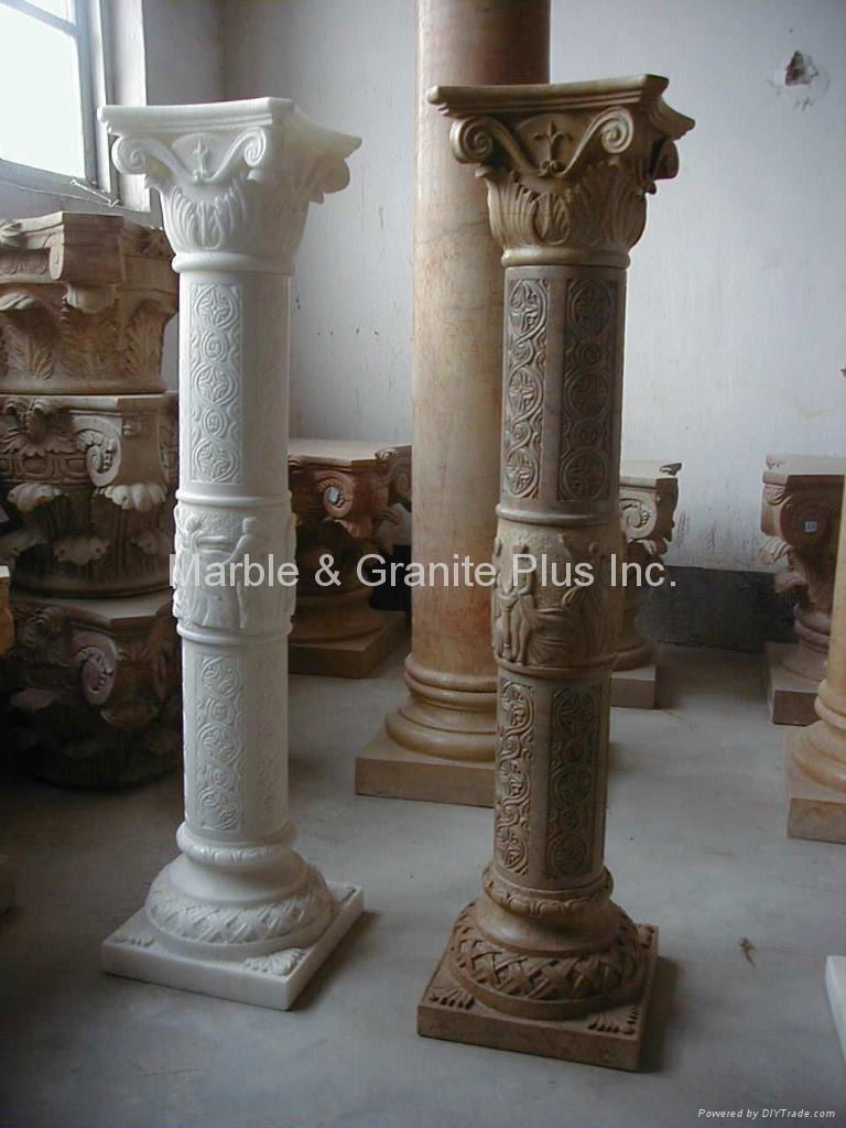 Marble Pedestal (China Manufacturer) - Marble - Slate, Marble, Granite ...