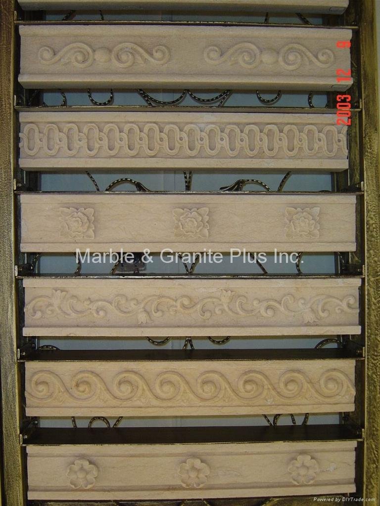 Carved Marble Border 4