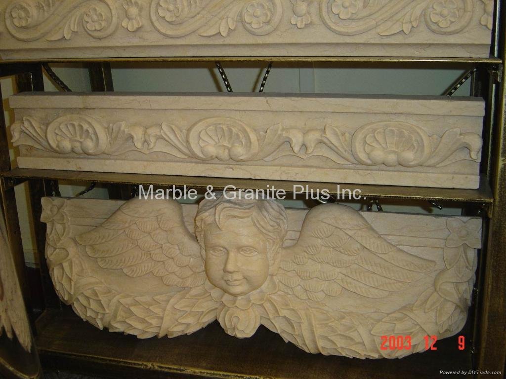 Carved Marble Border 5