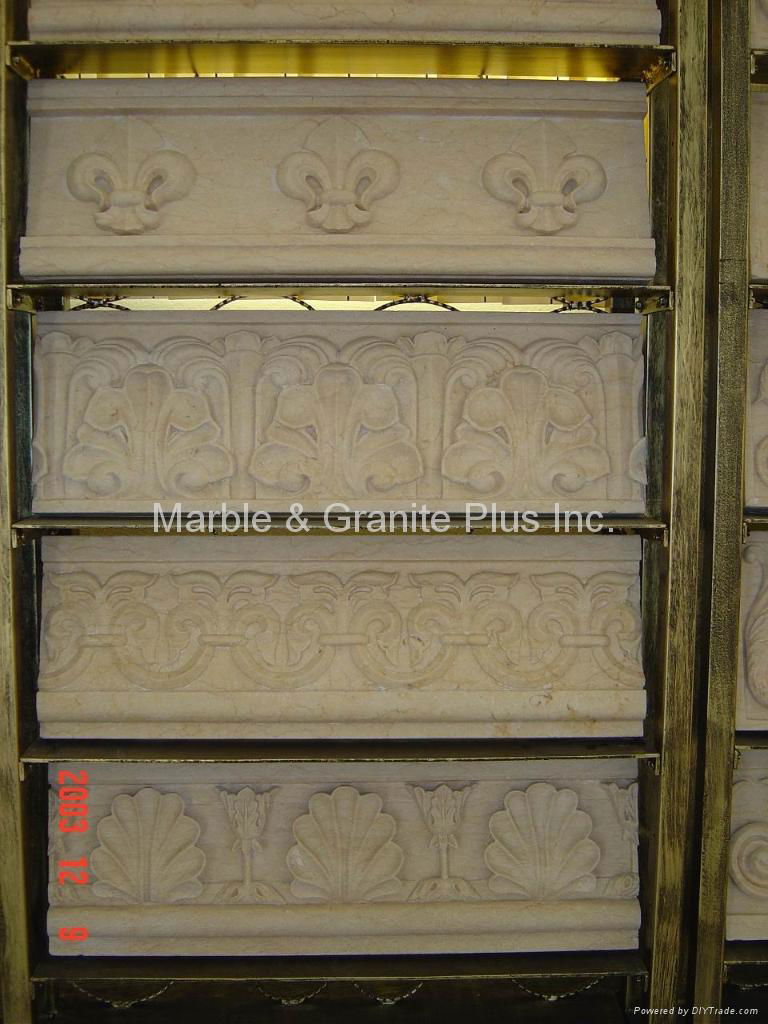 Carved Marble Border 5