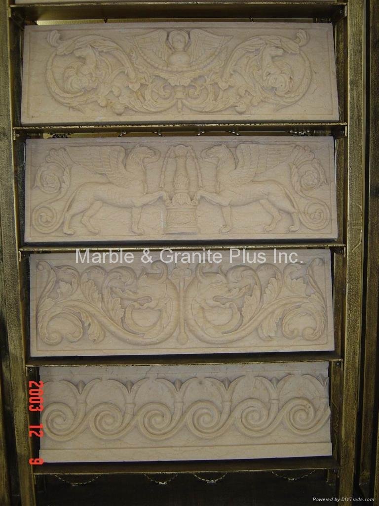 Carved Marble Border 2