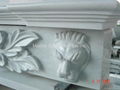 China White marble fireplace