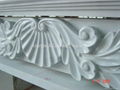 China White marble fireplace 5