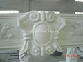 China White marble fireplace