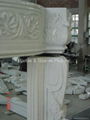 China White marble fireplace 4