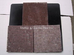 Chinese Rojo Alicante marble mosaic tiles