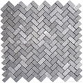 Bluestone Herringbone Mosaic Tile