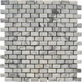 Bianco Carrara Brick Pattern Mosaic Tile 1