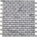 Bianco Carrara Brick Pattern Mosaic Tile 2