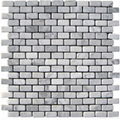 Bianco Carrara Brick Pattern Mosaic Tile