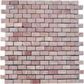 Oriental Pink Brick Pattern Mosaic Tile 2