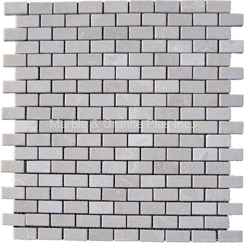 Royal Botticino Brick Pattern Mosaic Tile 2