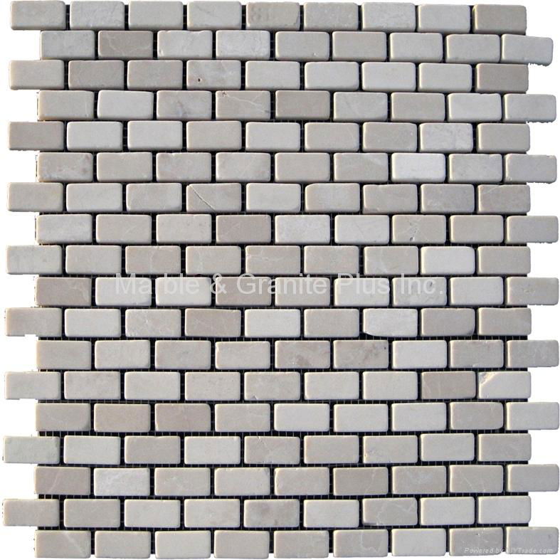Royal Botticino Brick Pattern Mosaic Tile 3