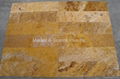 Yellow Travertine in Split Chiseled finish