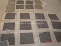 Nero Marquina (less vein) Split finish mosaic tiles