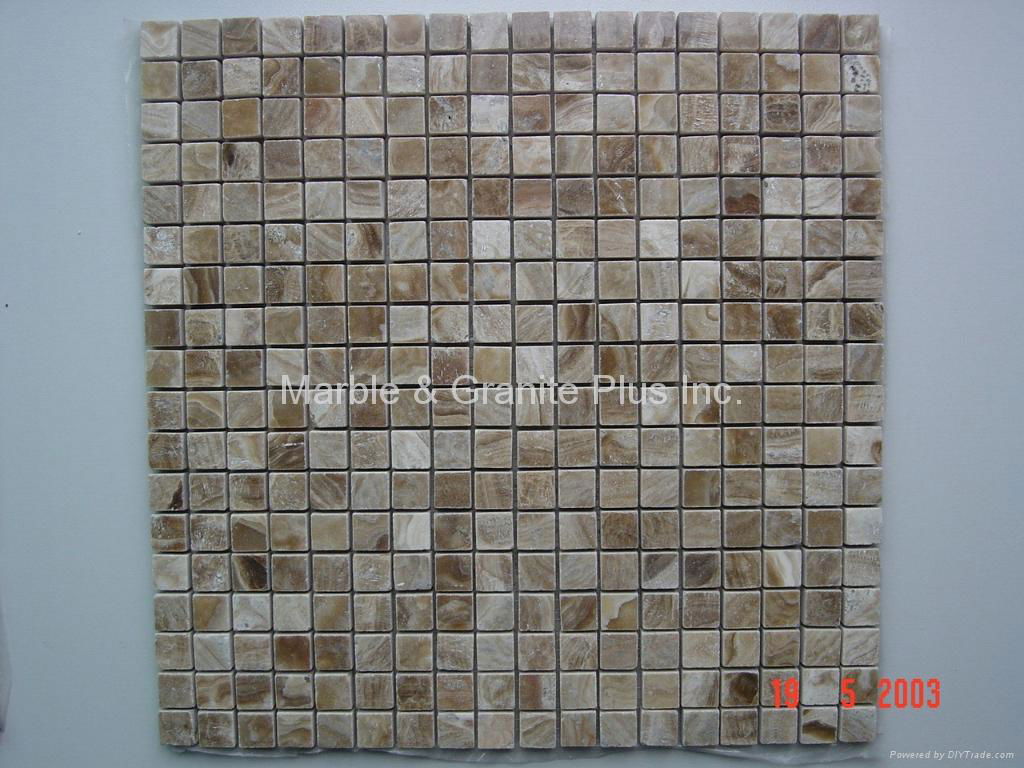 Palace Brown Onyx Mosaic Tiles 2