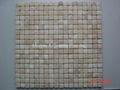 Honey Onyx mosaic tiles