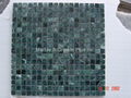 Peacock Green marble mosaic tiles 2