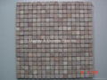 Timber Brown marble mosaic tiles 2