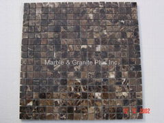 Marron Emperador Marble Mosaic Tiles