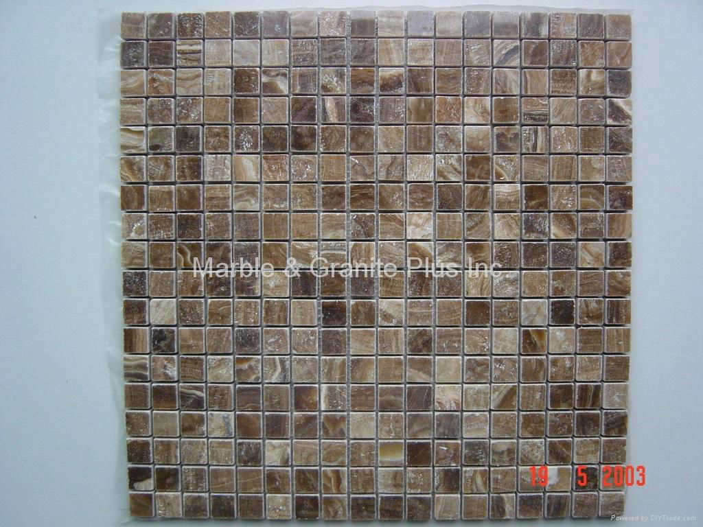 Palace Brown Onyx Mosaic Tiles