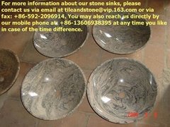 Tiger Skin granite sinks