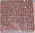 Chinese Rojo Alicante marble mosaic tiles 2