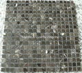 Tequila Brown, Chinese Marron Emperador mosaic tiles 2